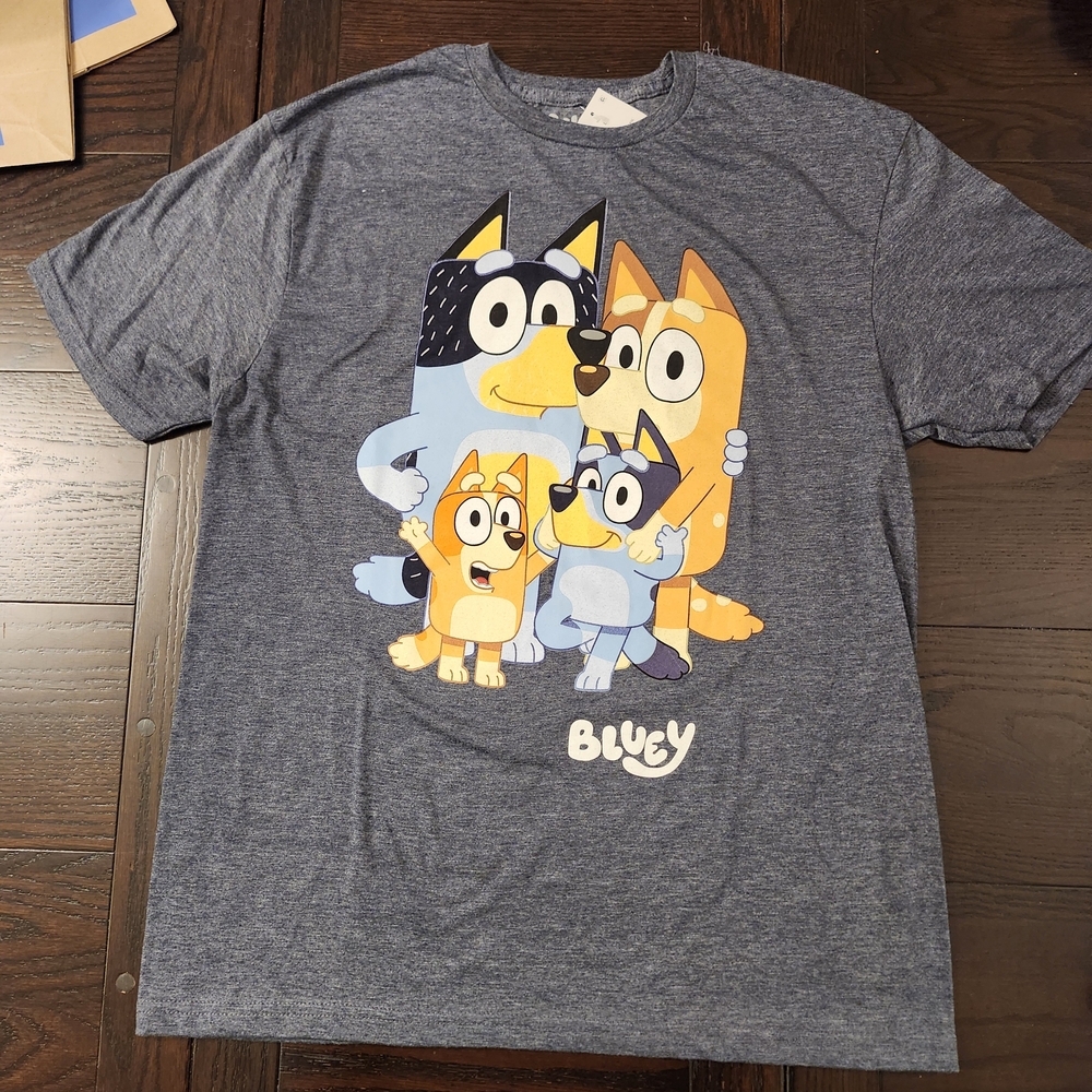 Kids Bluey Graphic T-Shirt - Blue